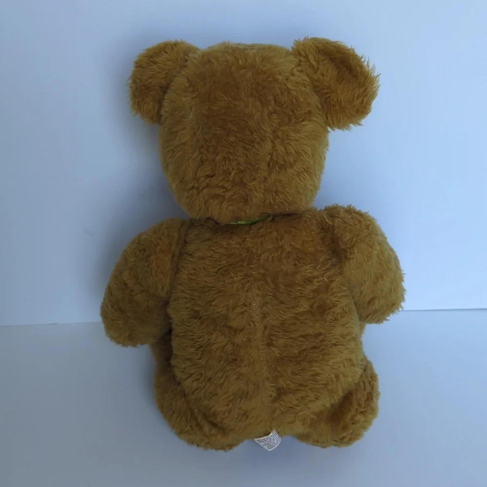 Princess Soft Toy Teddy Bear Swivel Jointed Stuffed Animal Orig Green Bow